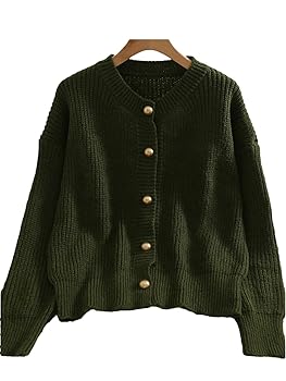 Generic Women's O-Neck Casual Knitted Cardigan Daily Solid
